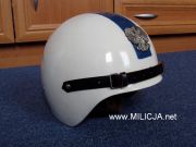 Kask motocyklowy drogówki MO, bez napisu